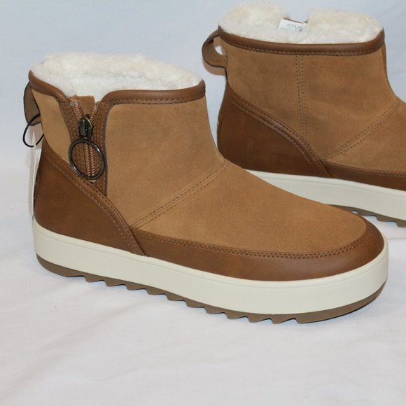 NIB UGG KOOLABURRA WOMEN'S ANKLE TYNLEE SUEDE FUR LINED‎ WATERPROOF BOOTS - Picture 3 of 7